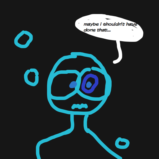 Drawing in Why im Blue by UseOfExplosives