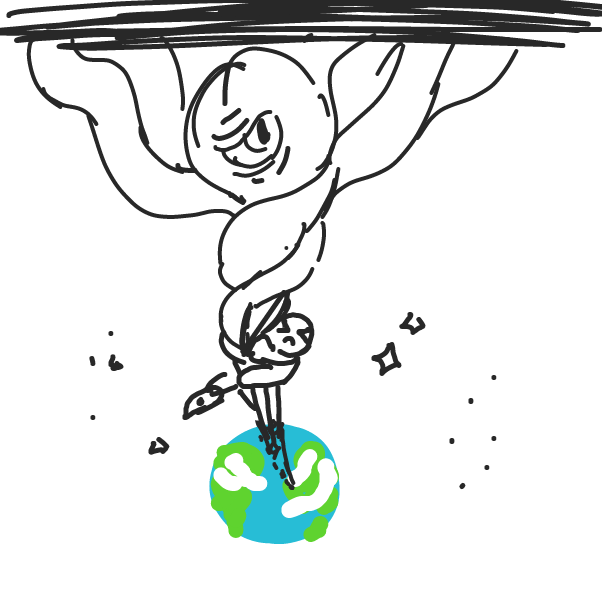 Drawing in Tower of Stuff by CJ_Meow