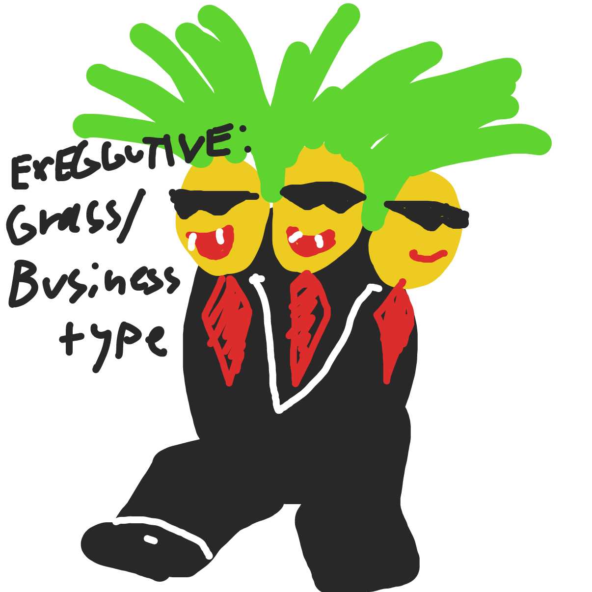 Drawing in Exeggutive by bajira