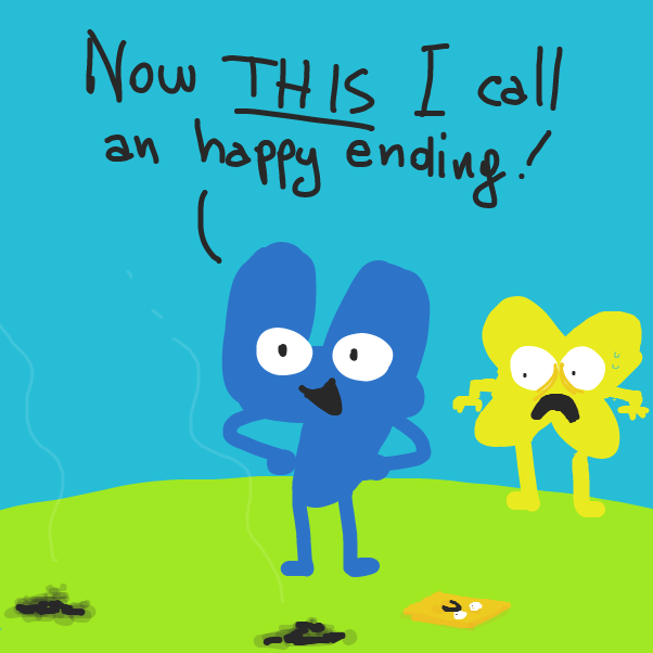 Welp, the end - Online Drawing Game Comic Strip Panel by HollowBirb