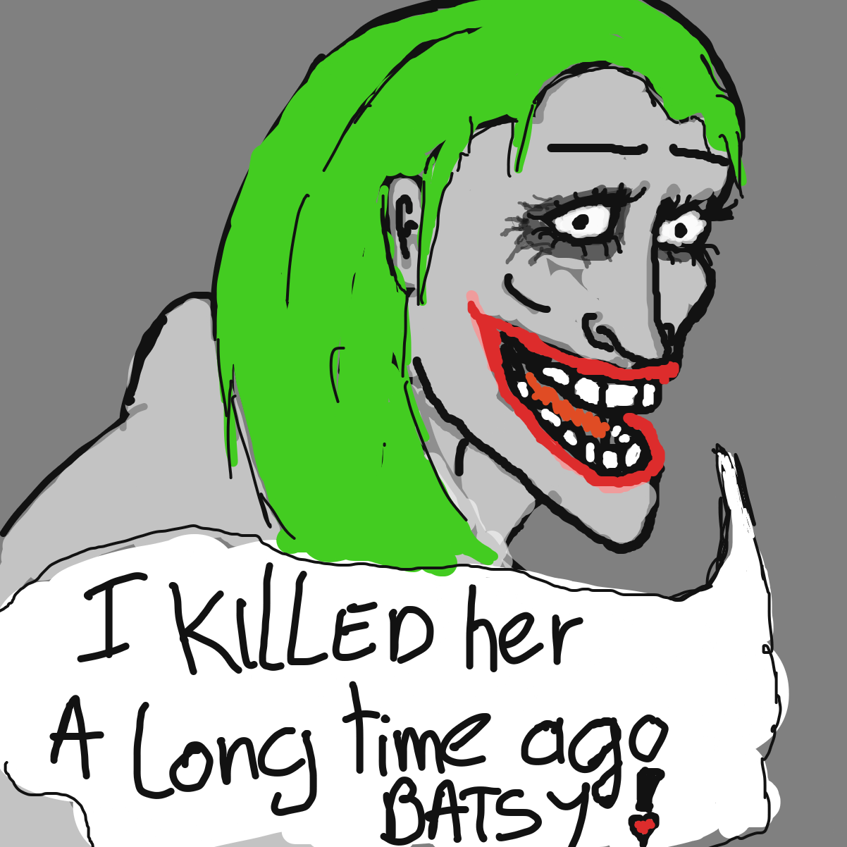 Drawing in Batman by l’intrus