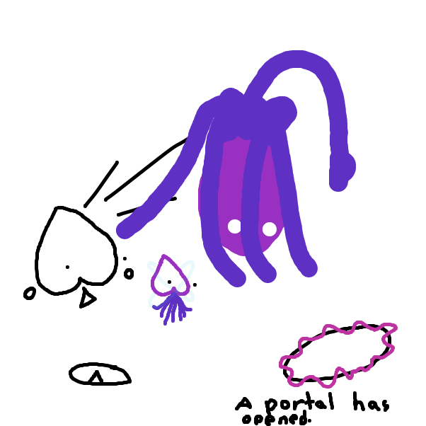 A portal has opened. What happens next? - Online Drawing Game Comic Strip Panel by ItzAki