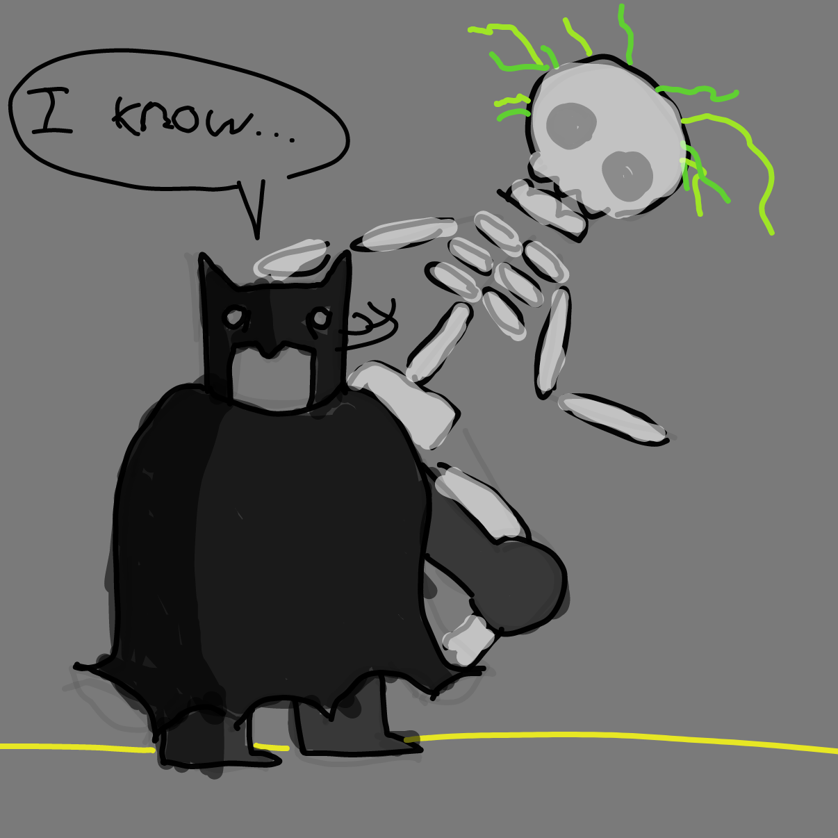Drawing in Batman by Moon-Lover