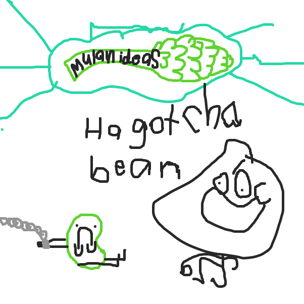 Drawing in the Mulan idea asparagus their is my prisoner by ACID UNICORN