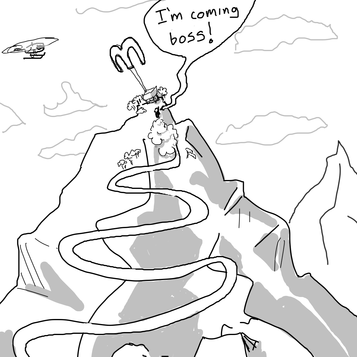  - Online Drawing Game Comic Strip Panel by Buzzinski