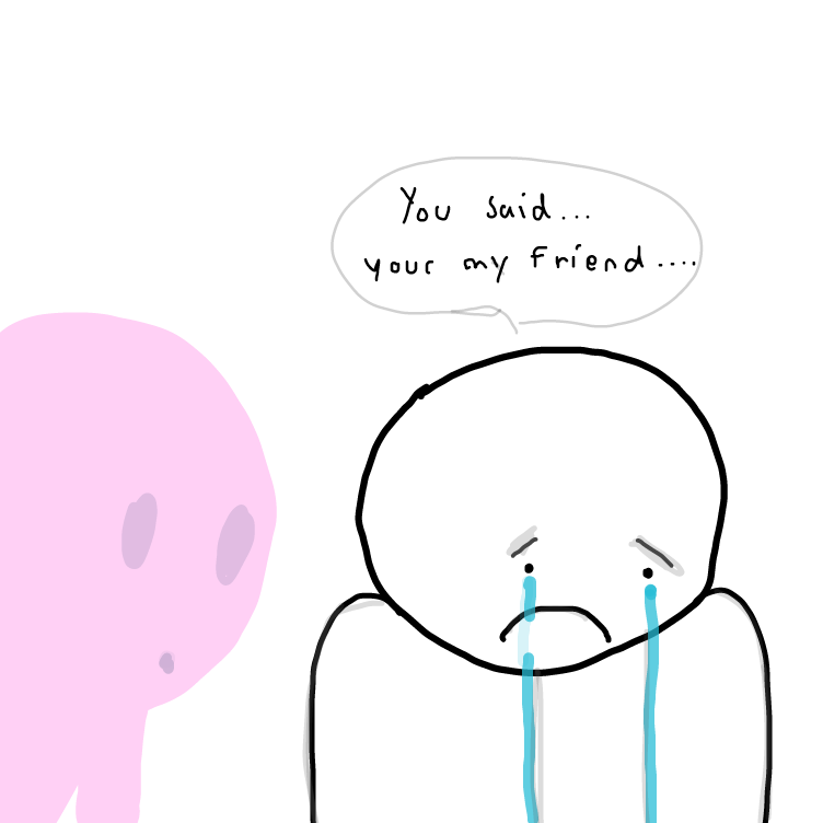 Drawing in imaginary friend by niania