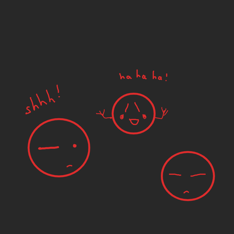 Drawing in shhhh by niania