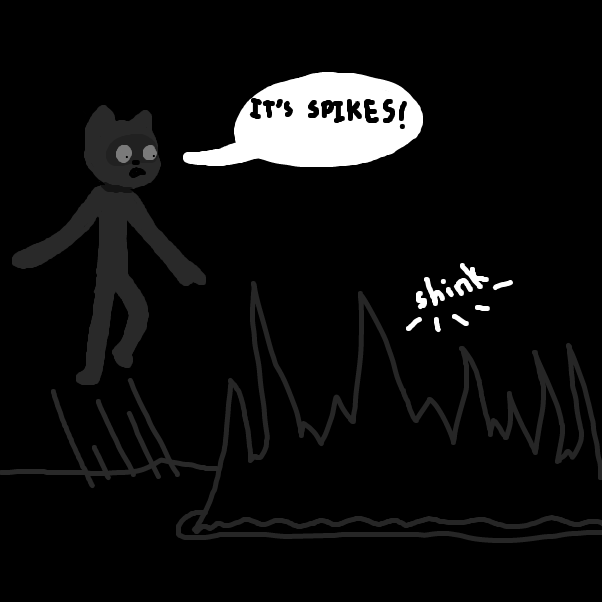 It's not flooring, but spikes. - Online Drawing Game Comic Strip Panel by ItzAki