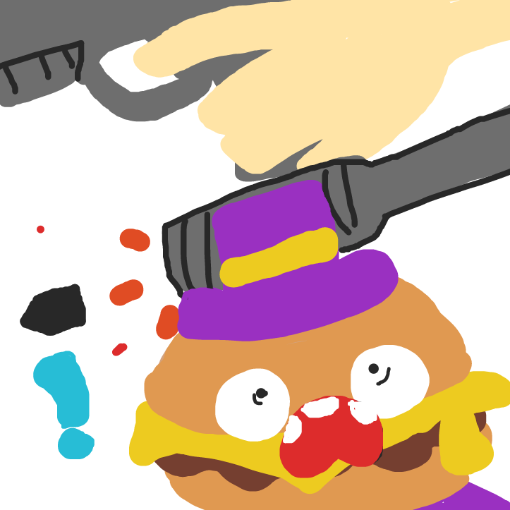 Drawing in Mayor McCheese by wrecktangle