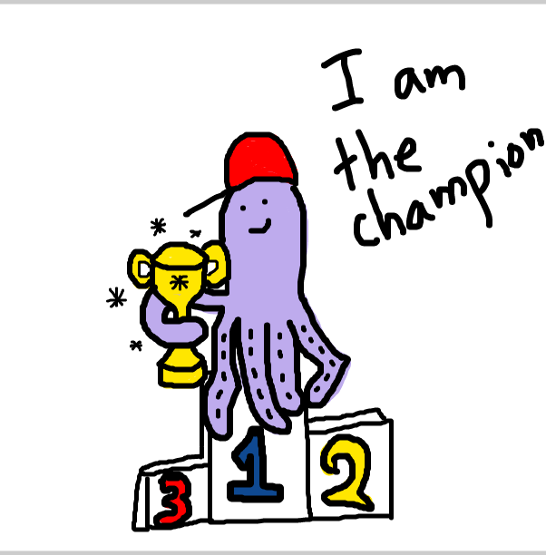 Drawing in Champ octopus by SteliosPapas