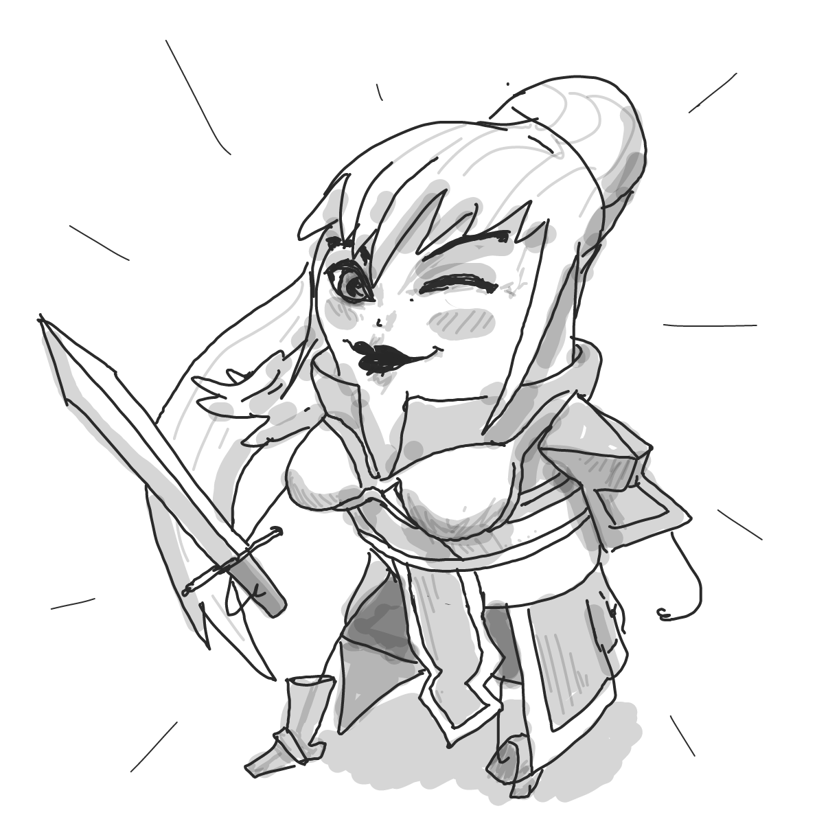  - Online Drawing Game Comic Strip Panel by Potato Man