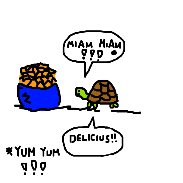 Drawing in Tommy Turtle and his tortilla bowl by SteliosPapas