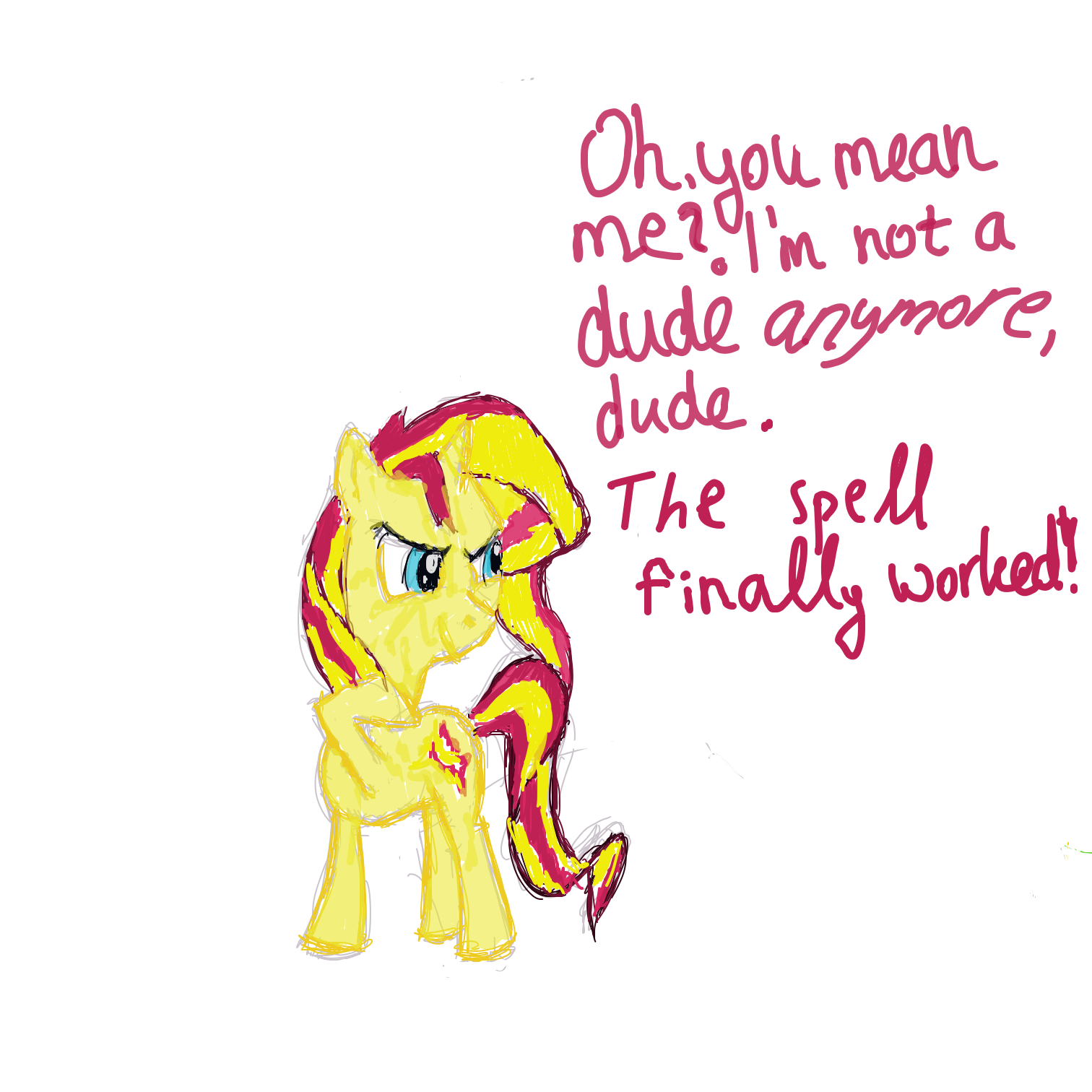  - Online Drawing Game Comic Strip Panel by Sunset Shimmer
