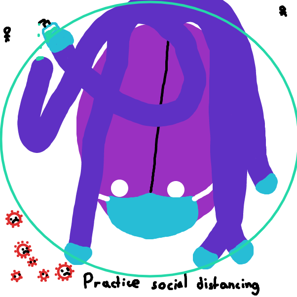 Make sure to stay healthy. - Online Drawing Game Comic Strip Panel by ItzAki