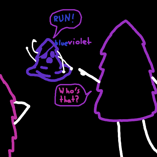 Drawing in VIOLET AND PURPLE by ItzAki