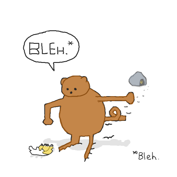 Drawing in Manny Monkey escapes from the cave by Chepley