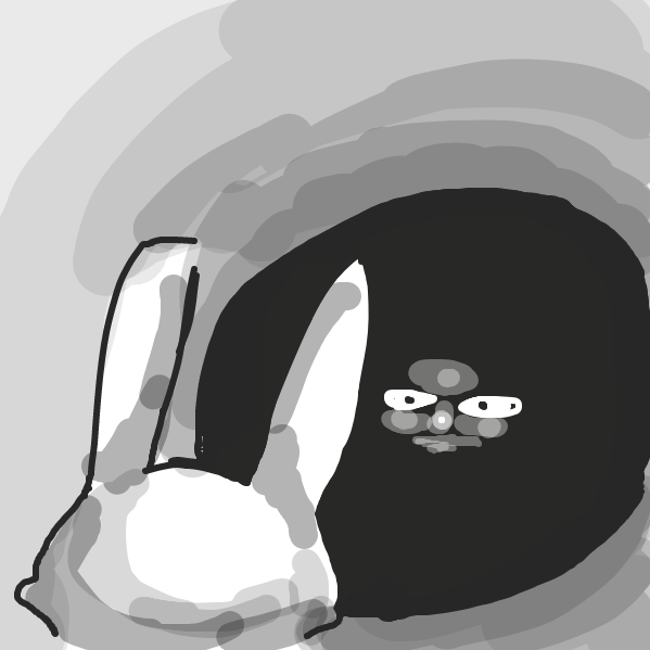 Drawing in The hole by Mojomos