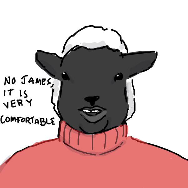Drawing in Sheep In Sheep's Clothing by [REDACTED]