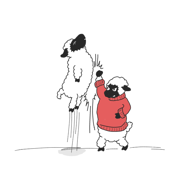 Ray ain't gettin' that sweater back. - Online Drawing Game Comic Strip Panel by Wizard Croissant