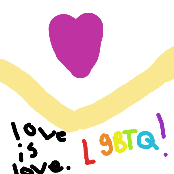Drawing in LGBTQ club by LeGoddessToot!