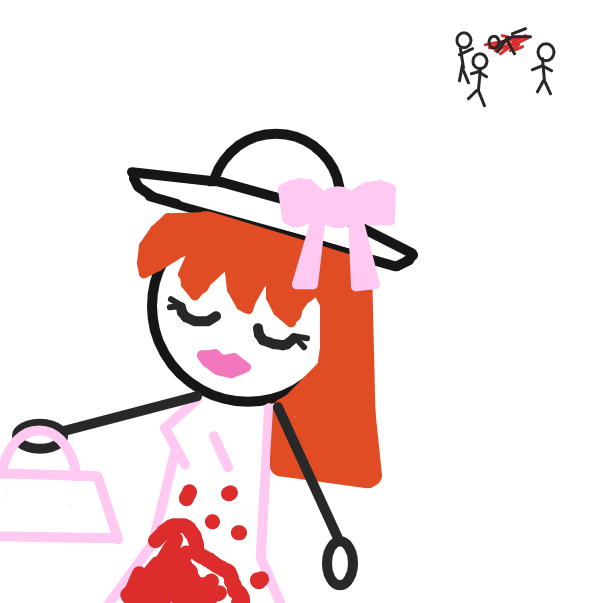 She looks so innocent... - Online Drawing Game Comic Strip Panel by CrybabyBean