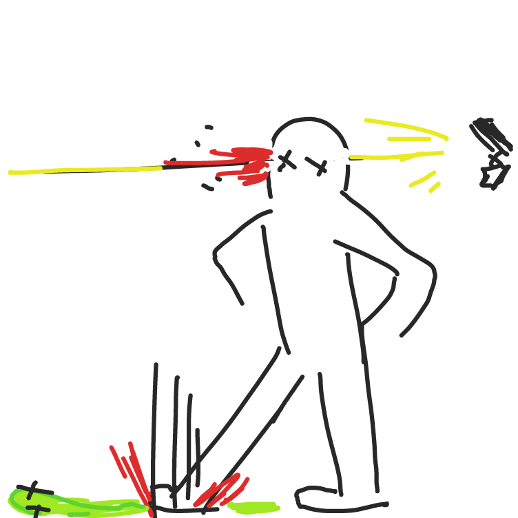 Drawing in Sammy Snake on a picture frame by pewpew