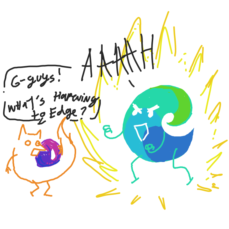 Edge is based on chromium too now - Online Drawing Game Comic Strip Panel by Trisaratops