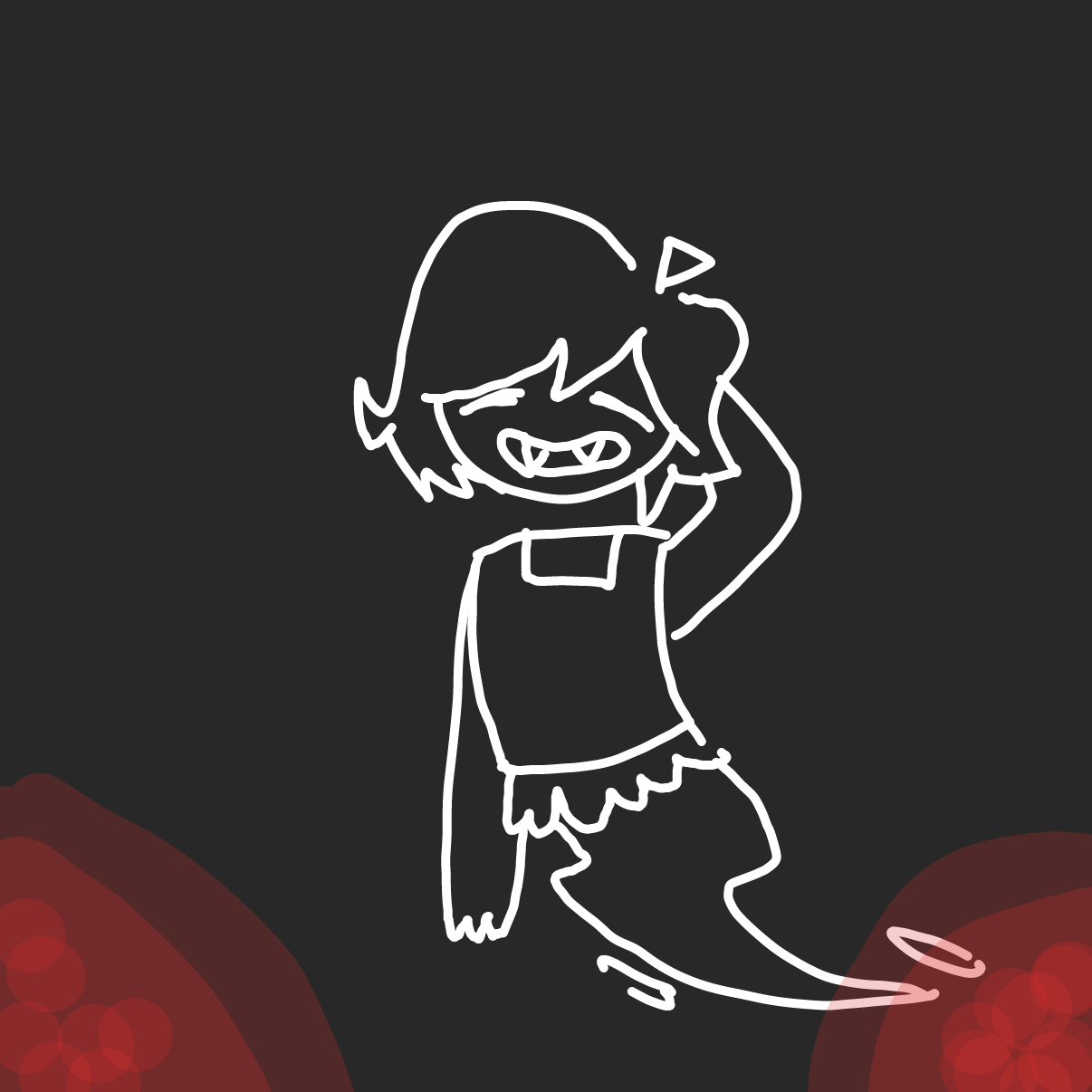 im guessing she's a vampire and a ghost wearing a nice shirt - Online Drawing Game Comic Strip Panel by Moon-Lover