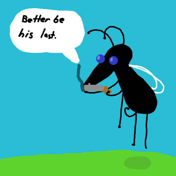 mosquito's done with this bs - Online Drawing Game Comic Strip Panel by ItzAki