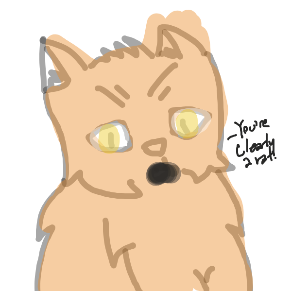 Close minded much, cat? - Online Drawing Game Comic Strip Panel by Sirius Solemn