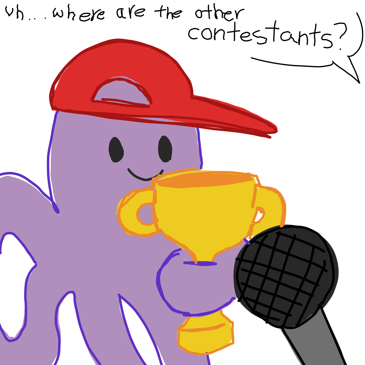 Drawing in Champ octopus by Moon-Lover