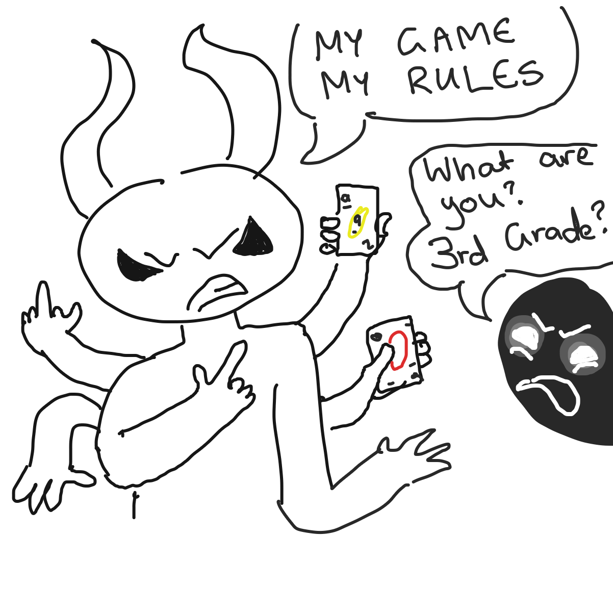  - Online Drawing Game Comic Strip Panel by Garbage