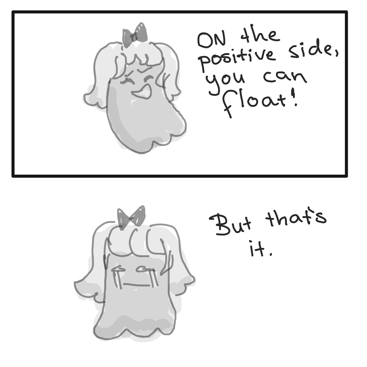 Drawing in ghost girl by Garbage