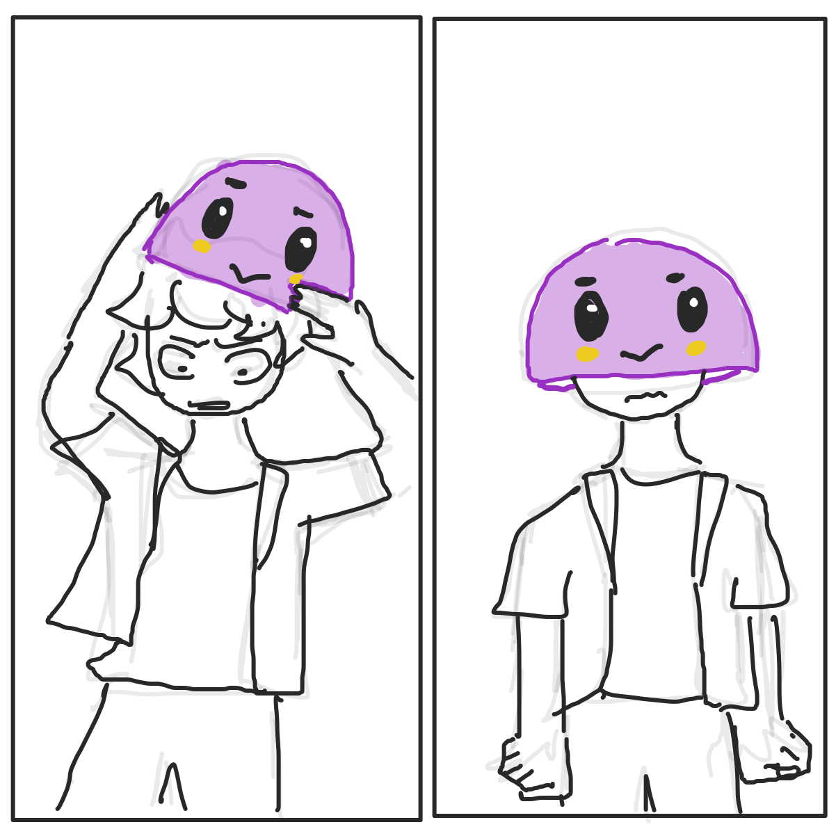  - Online Drawing Game Comic Strip Panel by Garbage