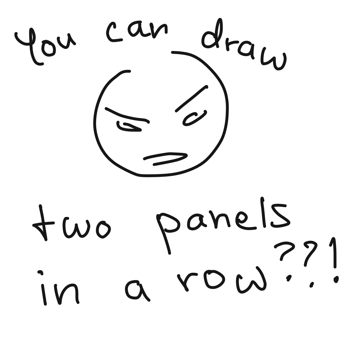  - Online Drawing Game Comic Strip Panel by Garbage