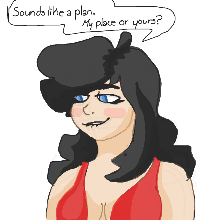 Drawing in Dream Date by wrecktangle