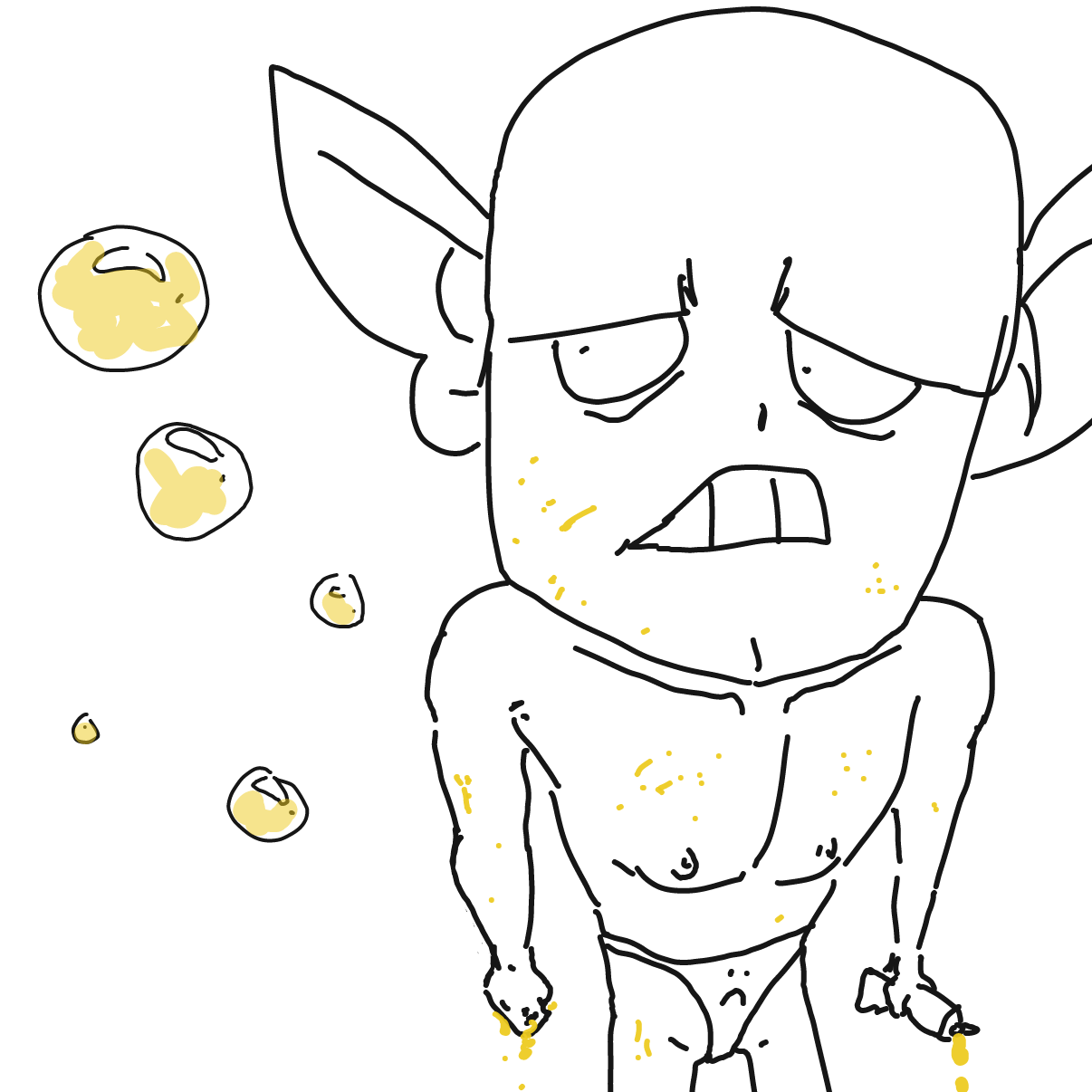 Drawing in just make it coherent  by Potato Man