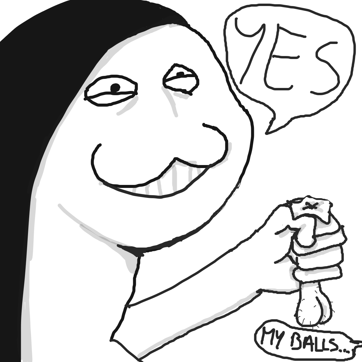 Drawing in I like this by l’intrus