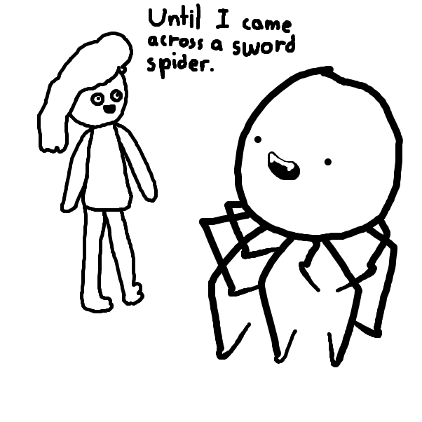 SWORD SPIDERS - Online Drawing Game Comic Strip Panel by ItzAki