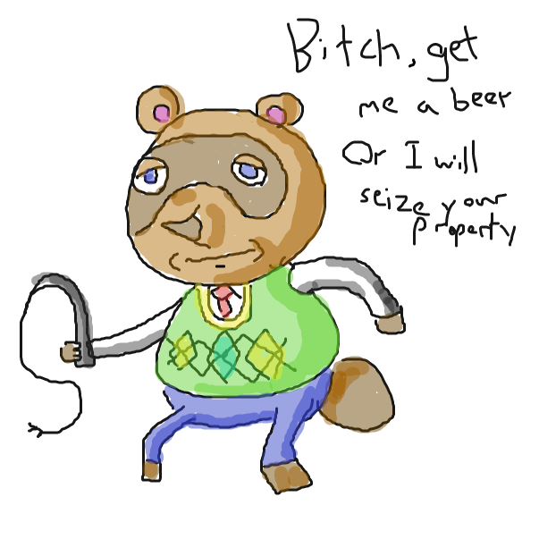 Drawing in Animal Crossing by MongolianWarlord