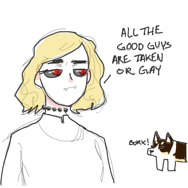 don't be a homewrecker...

corgi is buff weredog  - Online Drawing Game Comic Strip Panel by ironically horny