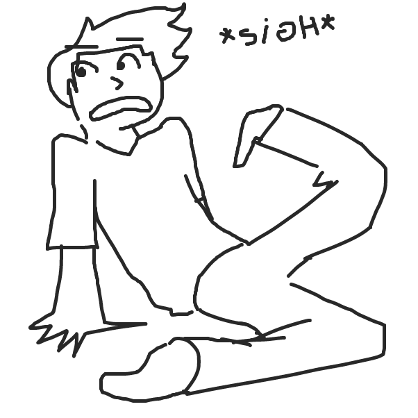 Drawing in i hate havinf m leggs broken by edrobertson