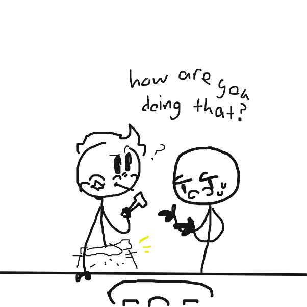 Drawing in Ne ne ne nah nah nu nu nanu nu by BunniHyena