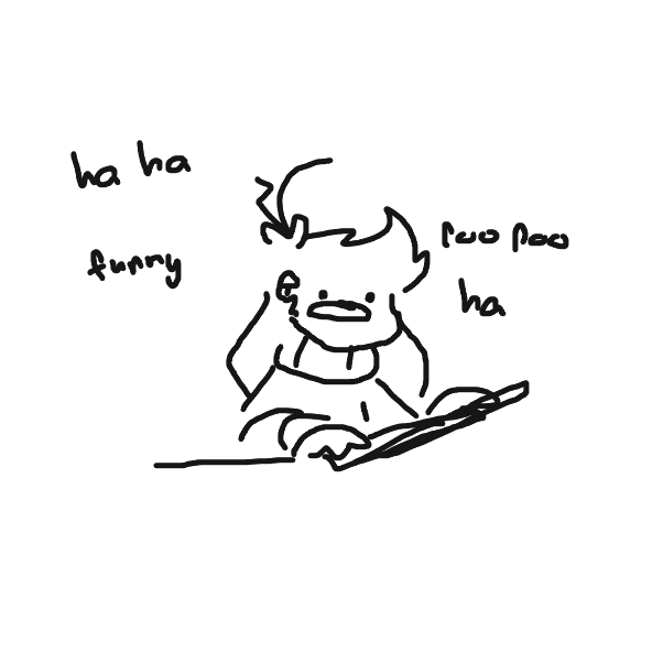 Drawing in . by BunniHyena