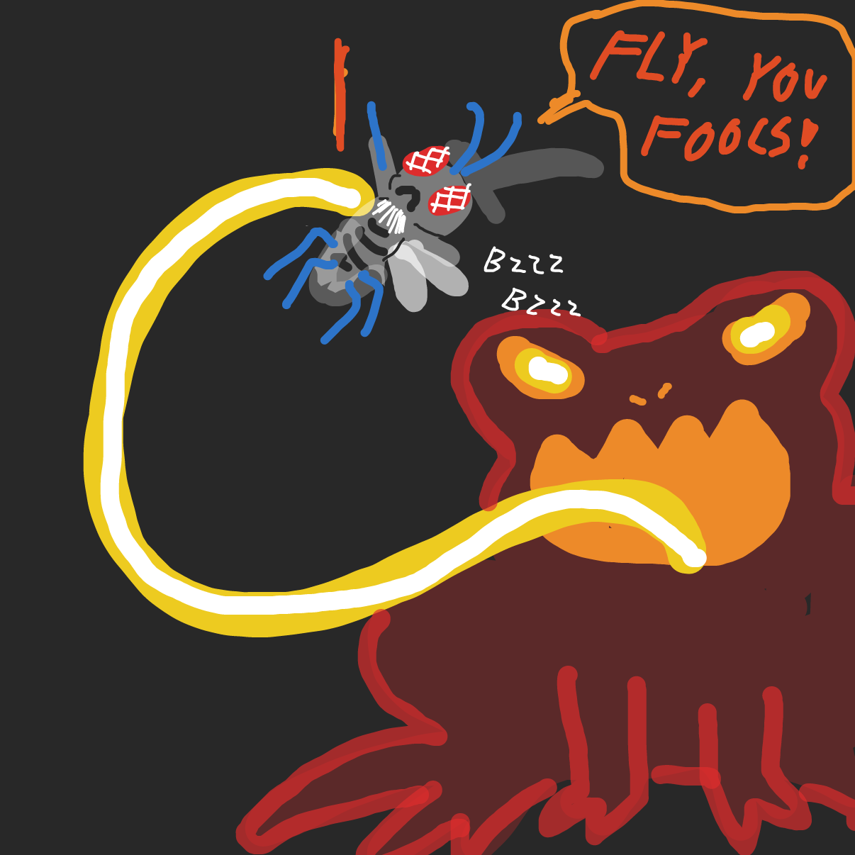 Drawing in The Balfrog by bajira