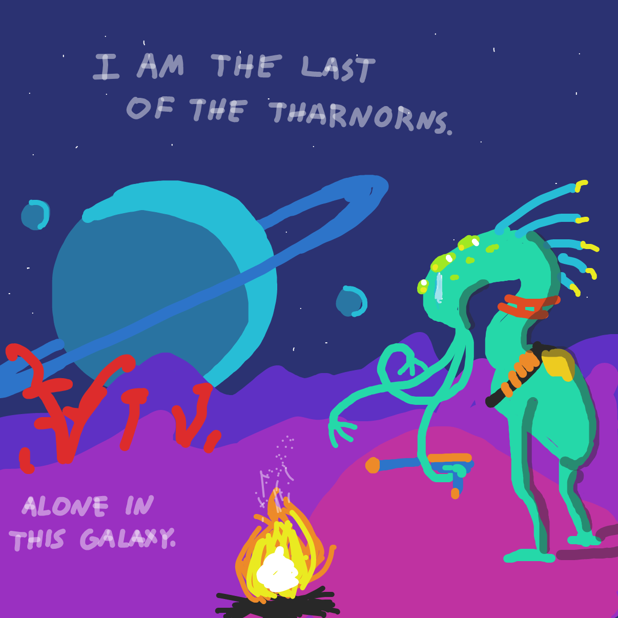 Drawing in The last of the tharnorns by bajira