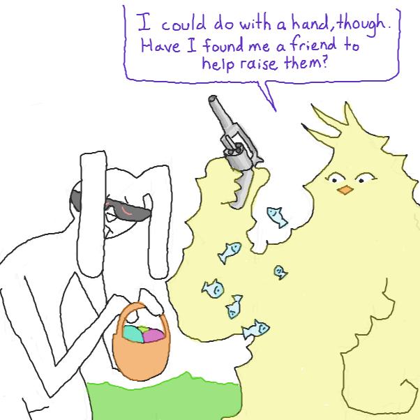 spared from the fish just this once - Online Drawing Game Comic Strip Panel by Chepley