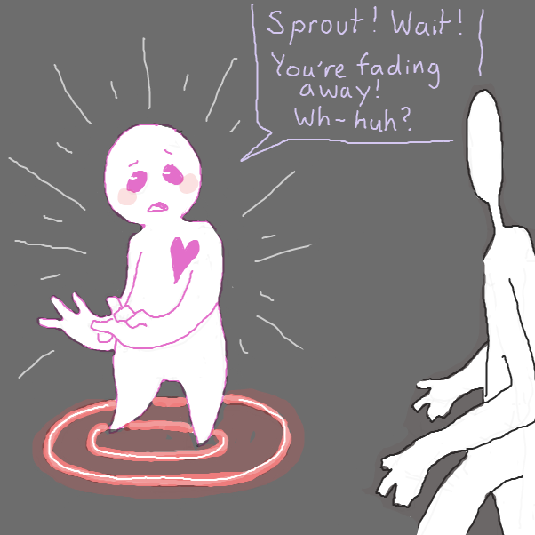 summoned lil guy from Pastelgoosey's 'SPROUT' paneljam comic (jam #180)

 - Online Drawing Game Comic Strip Panel by Chepley