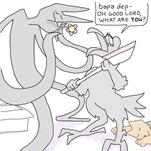 Drawing in I'M STILL LIVE MOTHER DUCKER! by Chepley