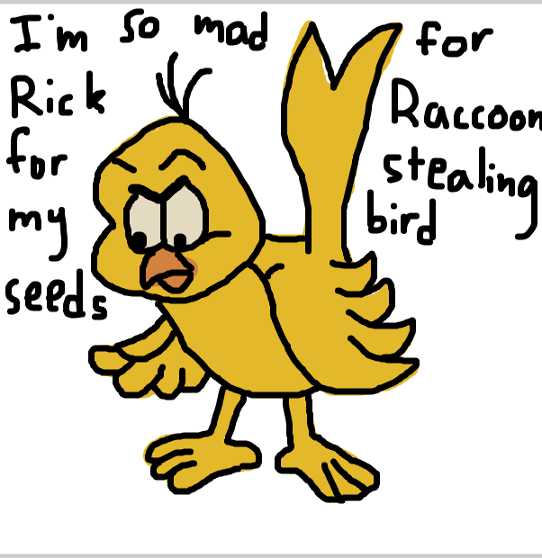 Drawing in Caleb Canary by SteliosPapas